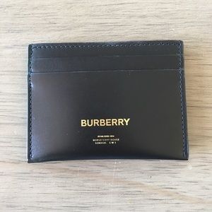 AUTHENTIC Burberry Black Card Case Wallet